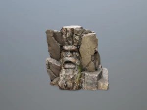 Mountain face 3D Model