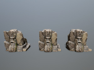 Mountain face 3D 模型