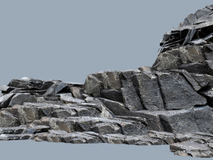 Cliff rocks 3D 모델