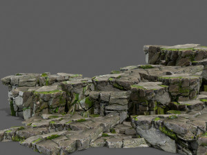 Cliff rocks 3D मॉडल