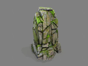 Cliff rocks 3D Model