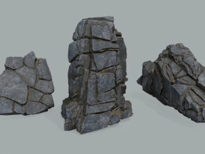 Cliff rocks 3D Model