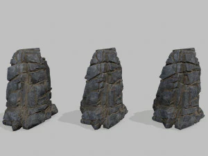 Cliff rocks 3D Model