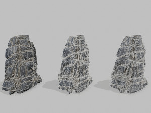 Cliff rocks Modelo 3D