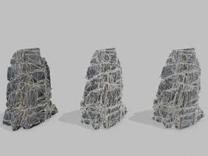 Cliff rocks 3D Model