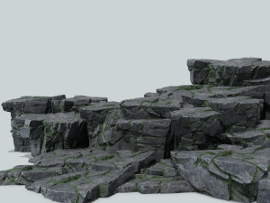 Cliff rocks Modello 3D
