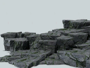 Rocce della scogliera Modello 3D