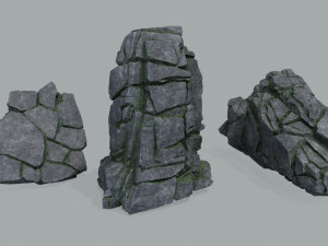 Cliff rocks 3D मॉडल