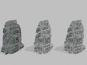 Cliff rocks 3D मॉडल