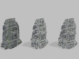 Cliff rocks 3D Model