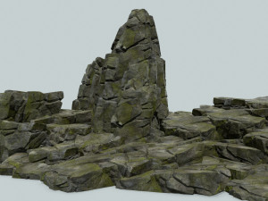 Cliff rocks 3D Модель