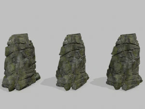 Cliff rocks 3D Model