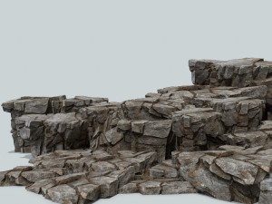 Cliff rocks 3D मॉडल