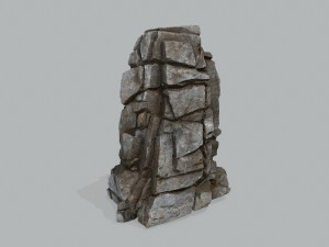 Cliff rocks Model 3D