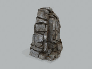 Cliff rocks Model 3D