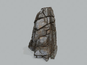 Cliff rocks Model 3D