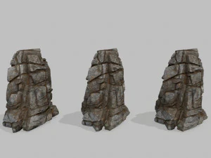 Cliff rocks 3D Model