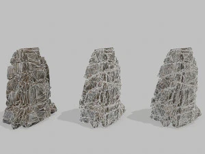 Cliff rocks 3D Model