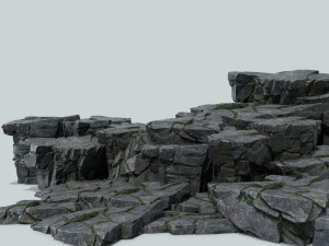 Cliff rocks 3D-Modell