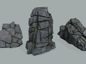 Cliff rocks 3D Model
