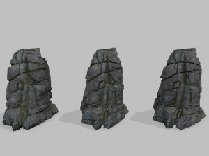Cliff rocks 3D Model