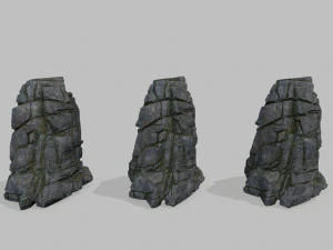 Cliff rocks 3D Model