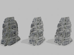 Cliff rocks 3D Model