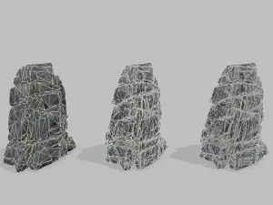 Cliff rocks 3D Model