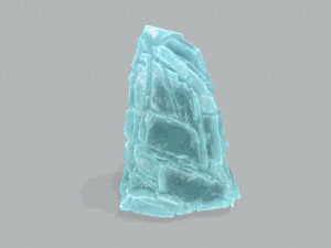 Ice cliff 3D Model