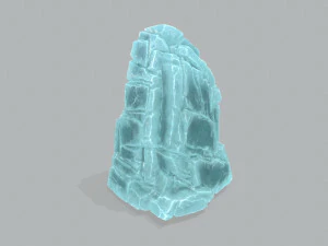 Ice cliff 3D Model