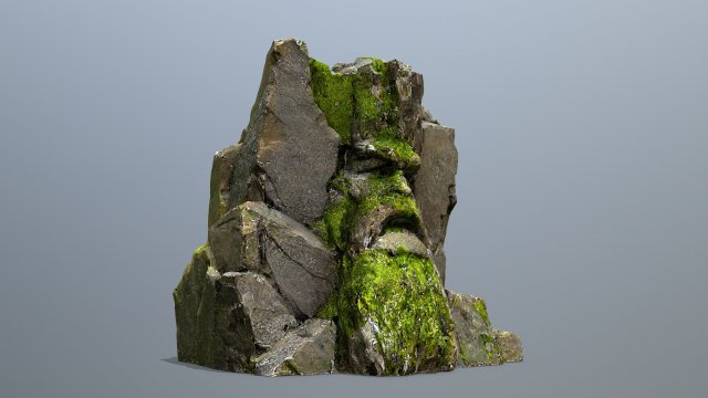 Mountain Face 3D Model .c4d .max .obj .3ds .fbx .stl .blend