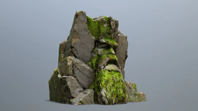 Mountain Face 3D Model .c4d .max .obj .3ds .fbx .stl .blend