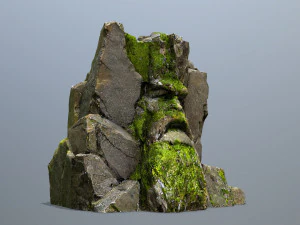 Fronte della montagna Modello 3D