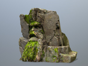Mountain Face 3D Model