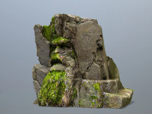 Mountain Face 3D Model