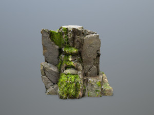 Mountain Face 3D Model