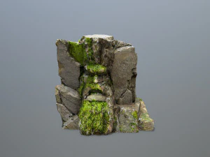 Mountain Face 3D Model