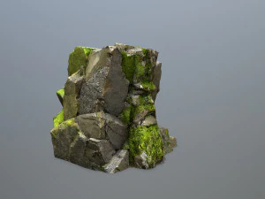 Mountain Face 3D Model