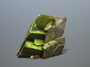Mountain Face 3D Model