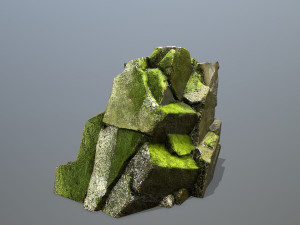 Mountain Face 3D Model