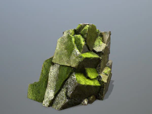 Mountain Face 3D Model