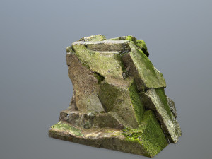 Mountain Face 3D Model