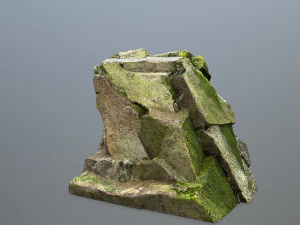 Mountain Face 3D Model