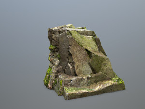 Mountain Face 3D Model