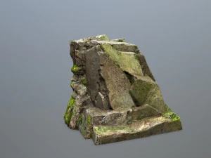 Mountain Face 3D Model