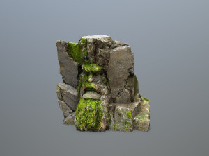 Mountain Face 3D Model