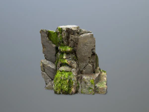 Mountain Face 3D Model