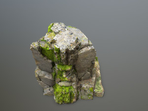 Mountain Face 3D Model