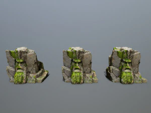 Mountain Face 3D Model
