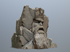 Mountain Face 3D 모델